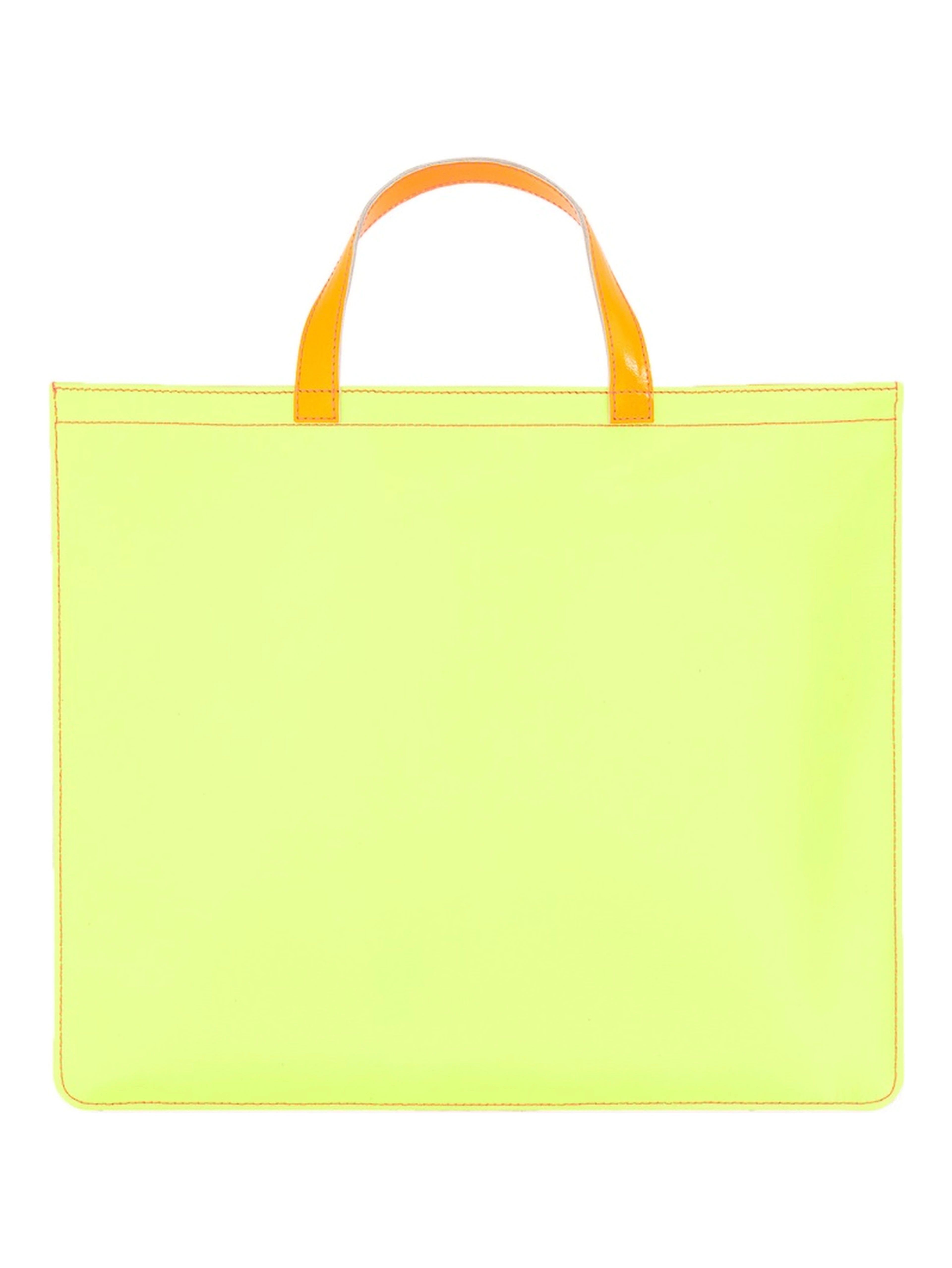 SUPER FLUO LEATHER TOTE BAG