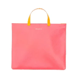 SUPER FLUO LEATHER TOTE BAG