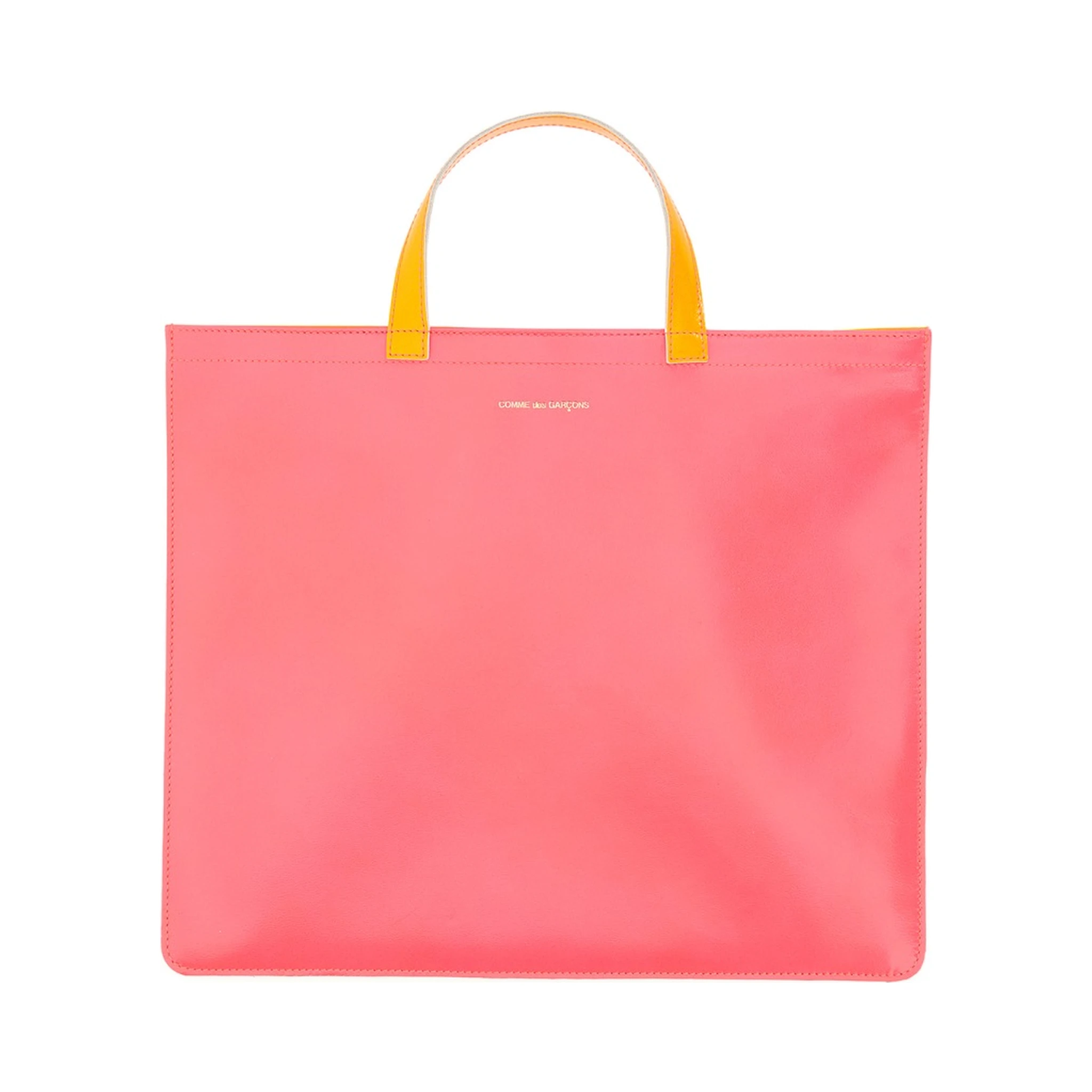 SUPER FLUO LEATHER TOTE BAG