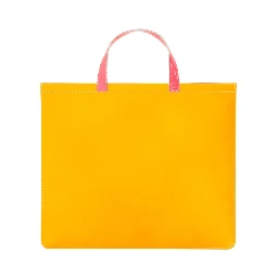SUPER FLUO LEATHER TOTE BAG