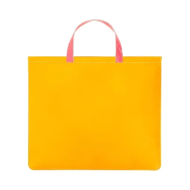 SUPER FLUO LEATHER TOTE BAG