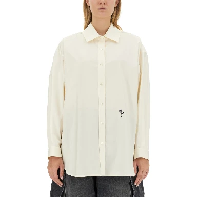 SHIRT WITH EMBROIDERED LOGO