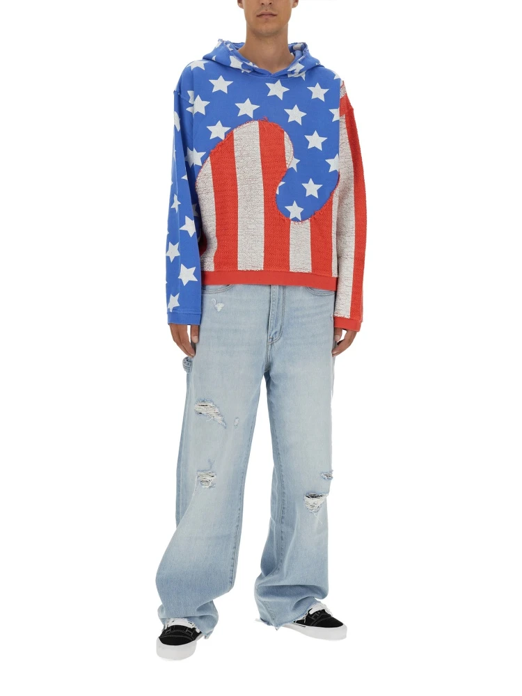 "STARS AND STRIPES SWIRL" SWEATSHIRT alternative