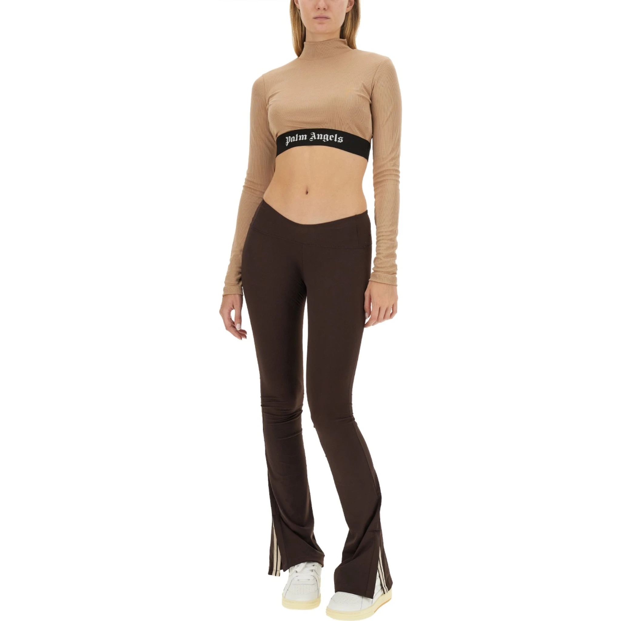 CROPPED TOP WITH LOGO