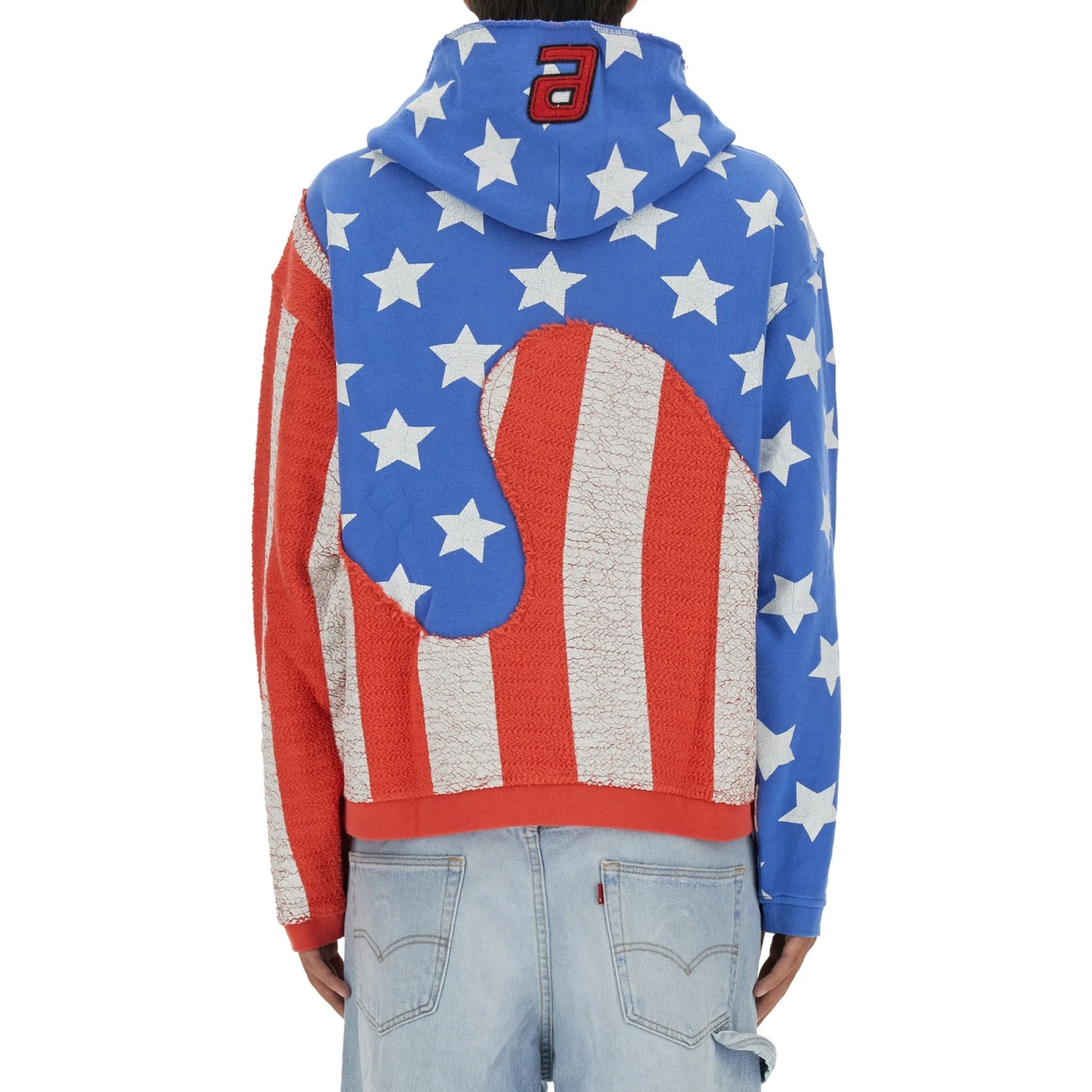 "STARS AND STRIPES SWIRL" SWEATSHIRT