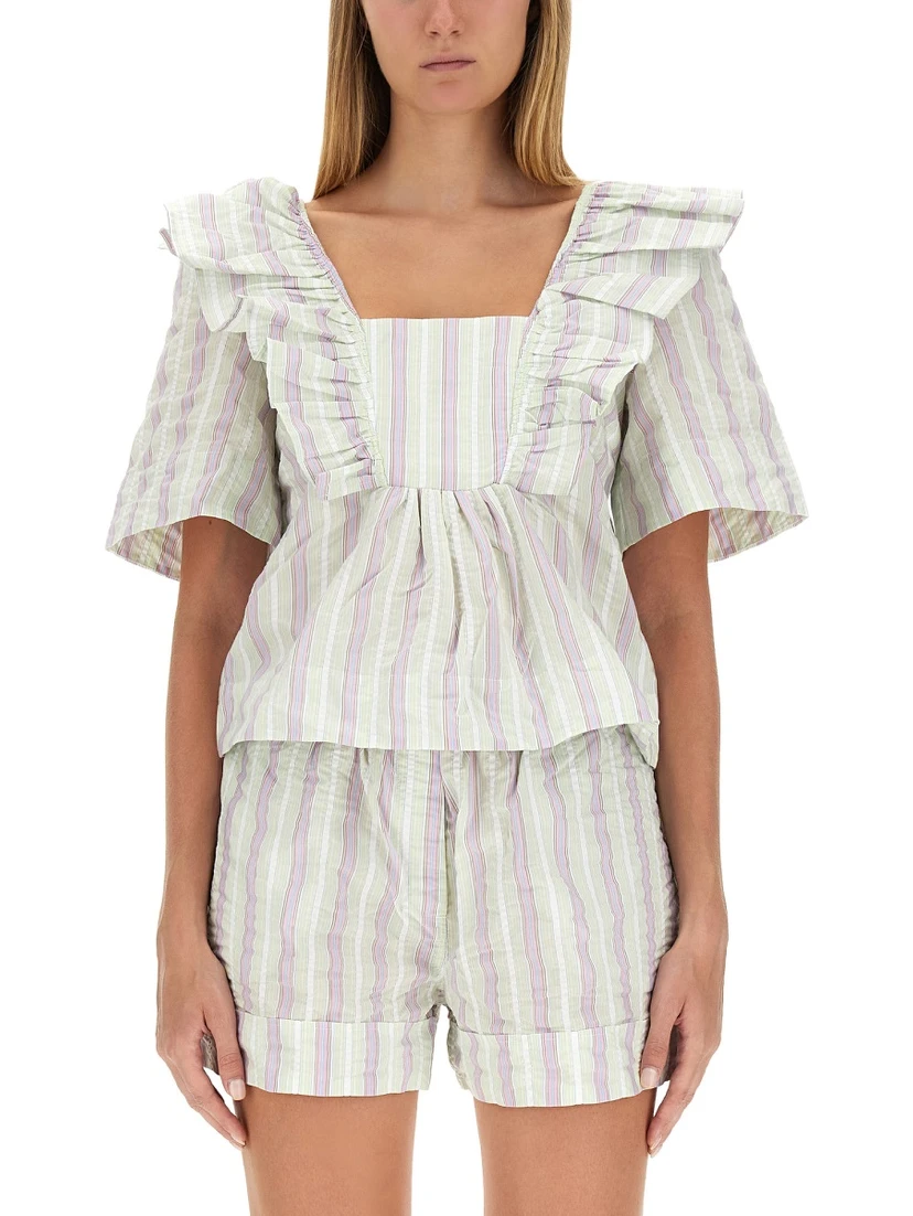 RUFFLE BLOUSE