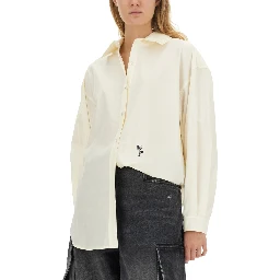 SHIRT WITH EMBROIDERED LOGO