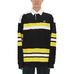 POLO SHIRT WITH STRIPE PATTERN