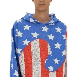 "STARS AND STRIPES SWIRL" SWEATSHIRT