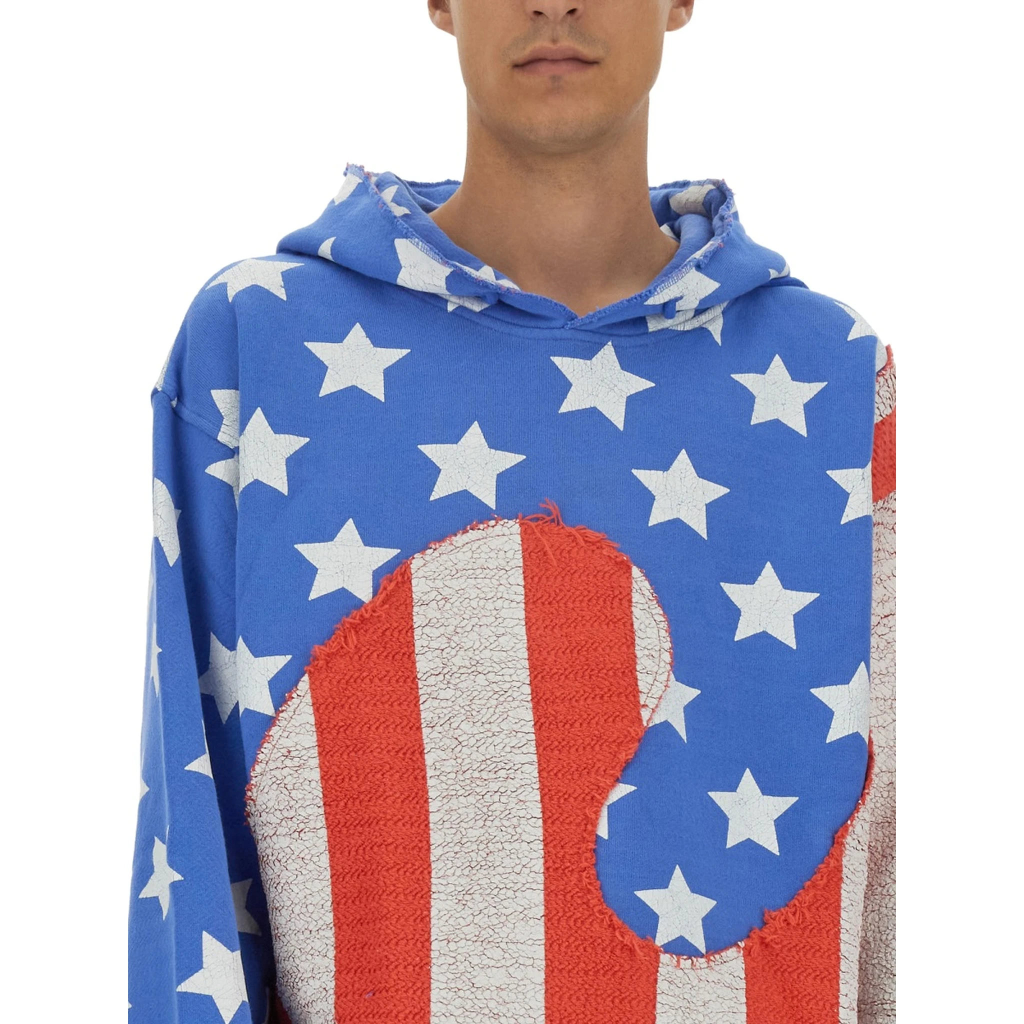 "STARS AND STRIPES SWIRL" SWEATSHIRT