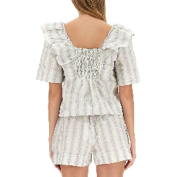 RUFFLE BLOUSE