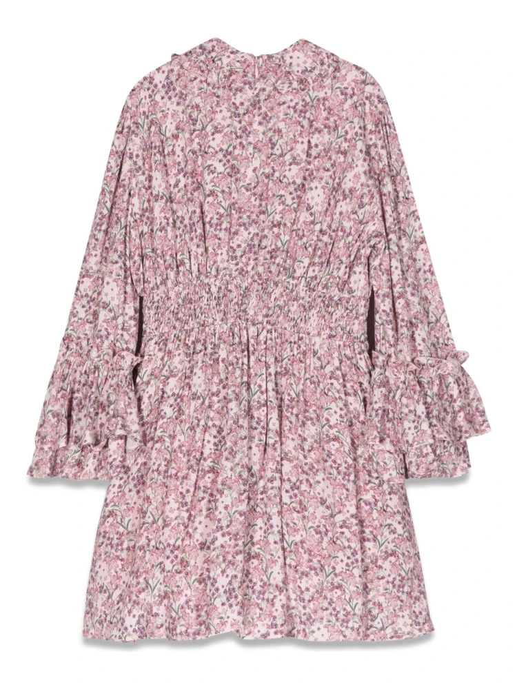 dress with ruffled collar and sleeves alternative