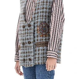 HOUNDSTOOTH OVER VEST