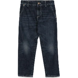 JEANS WITH EMBROIDERED LOGO