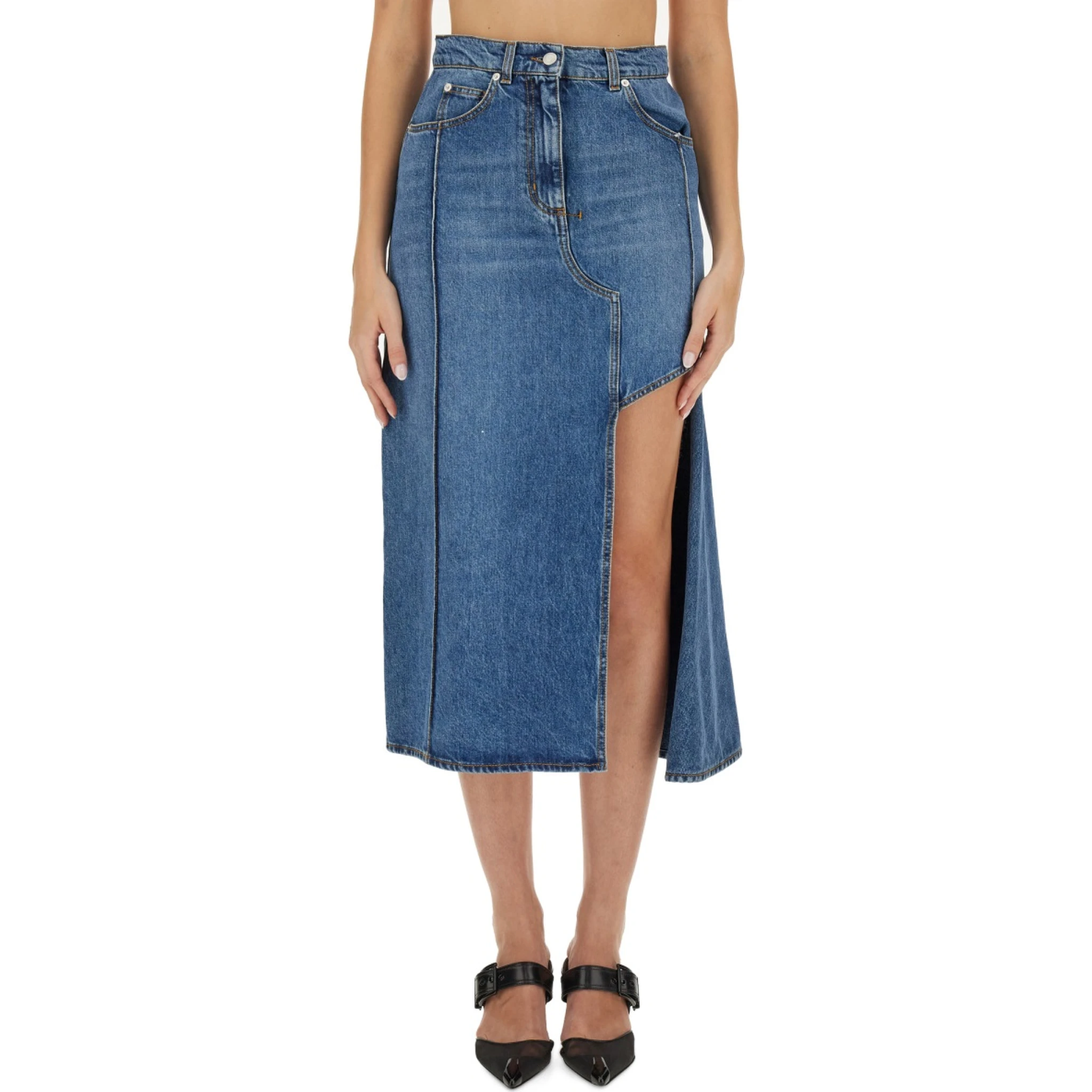 PENCIL SKIRT WITH CUT-OUT