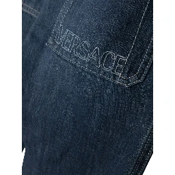 JEANS WITH EMBROIDERED LOGO