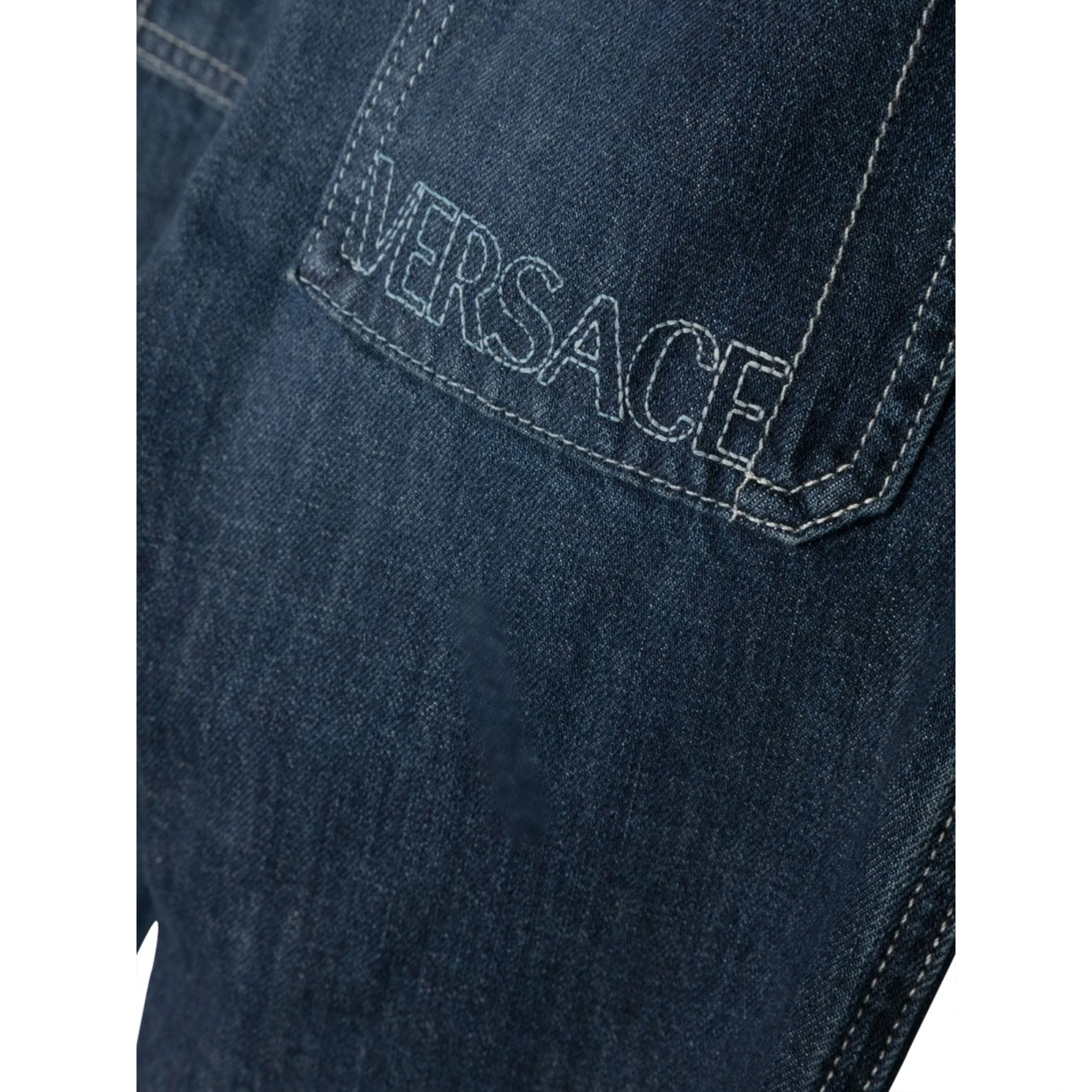 JEANS WITH EMBROIDERED LOGO