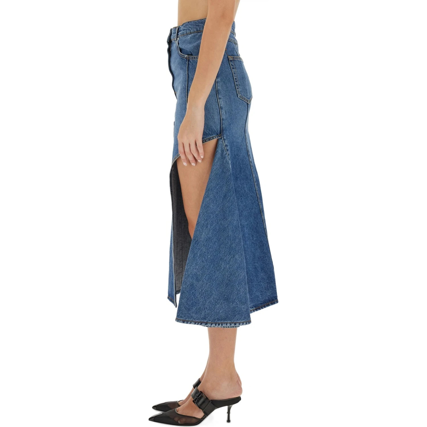 PENCIL SKIRT WITH CUT-OUT