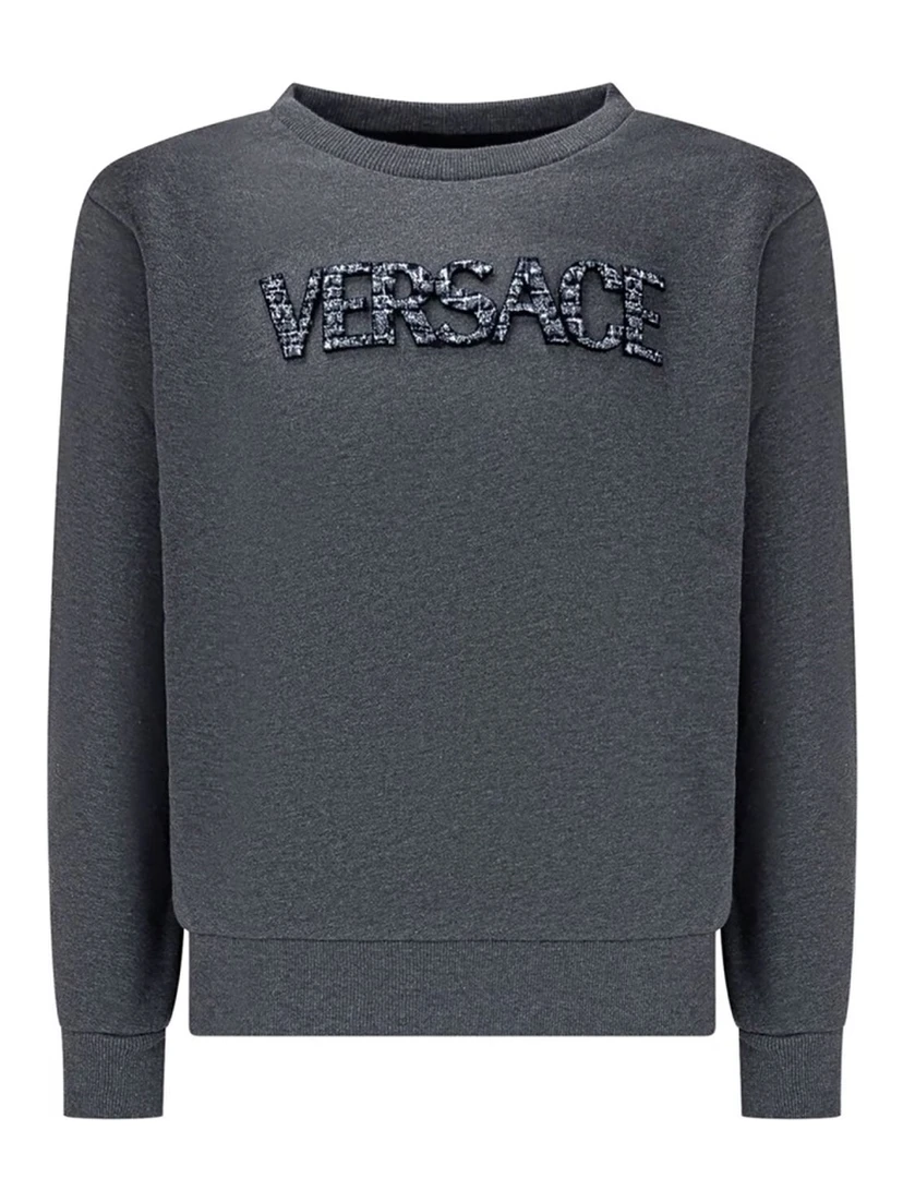 sweatshirt fleece cocco logo embroidery