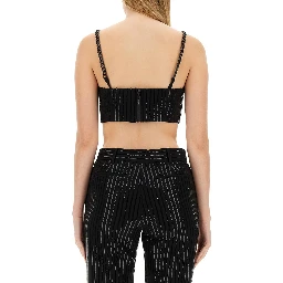 CREPE BUSTIER TOP