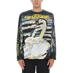 SWAN PRINT T-SHIRT