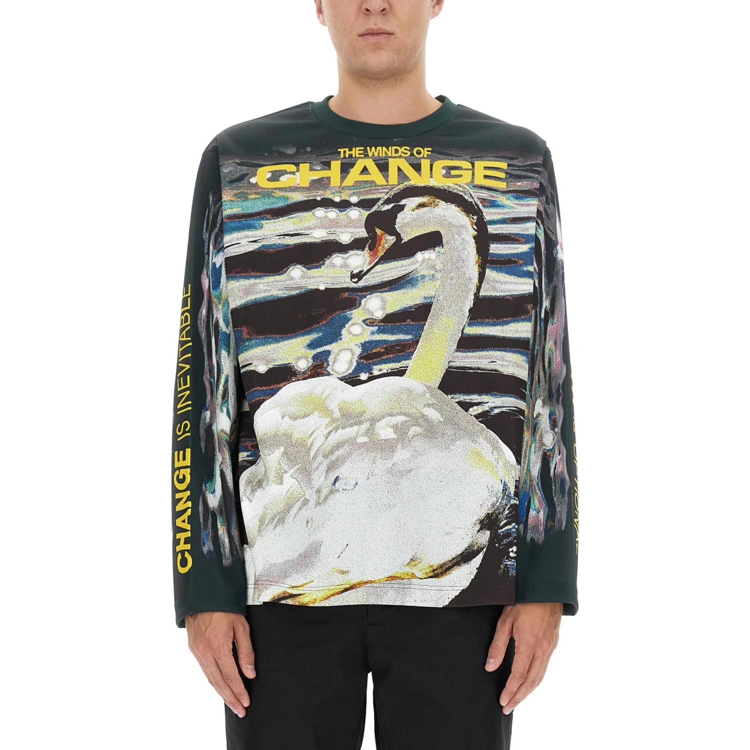 SWAN PRINT T-SHIRT