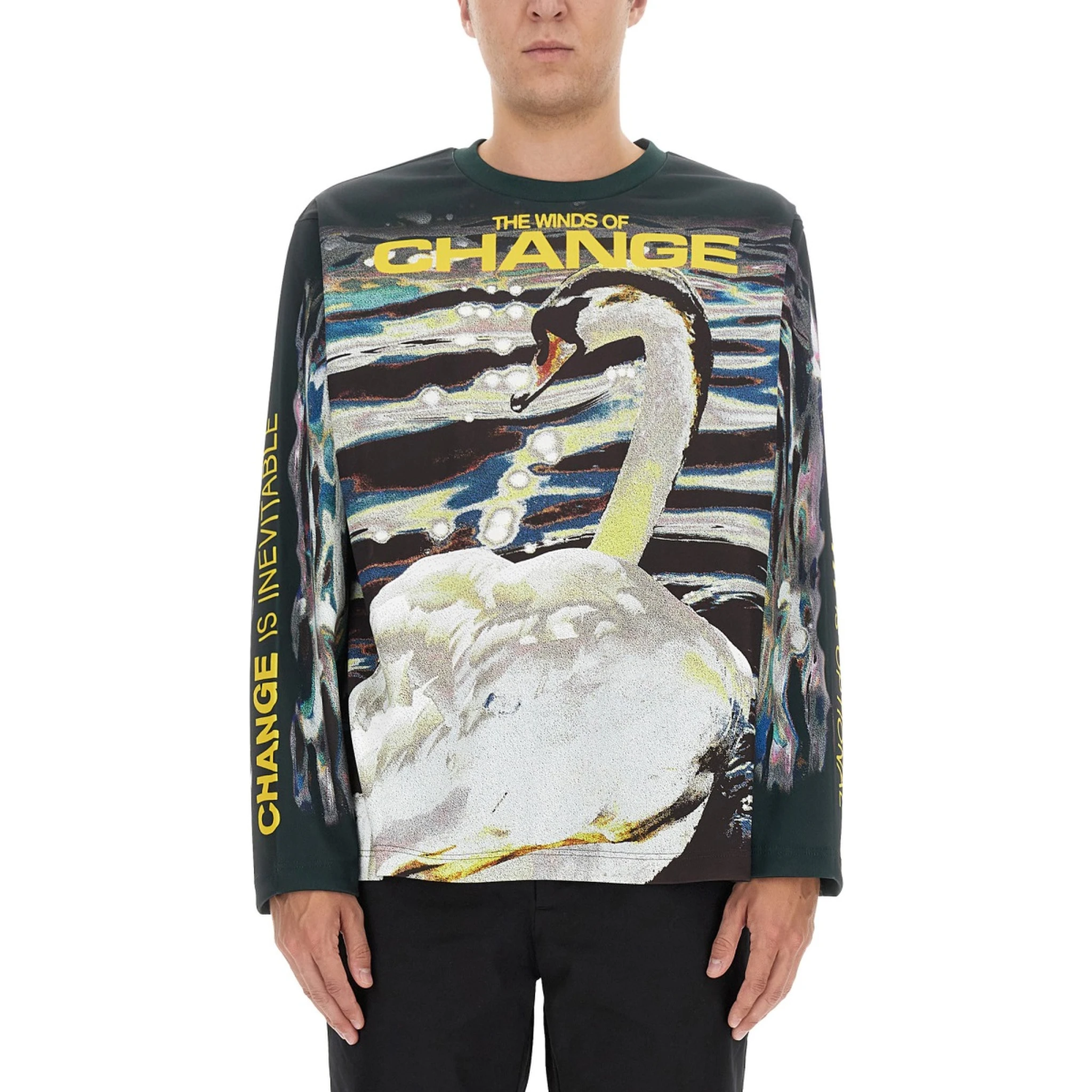 SWAN PRINT T-SHIRT
