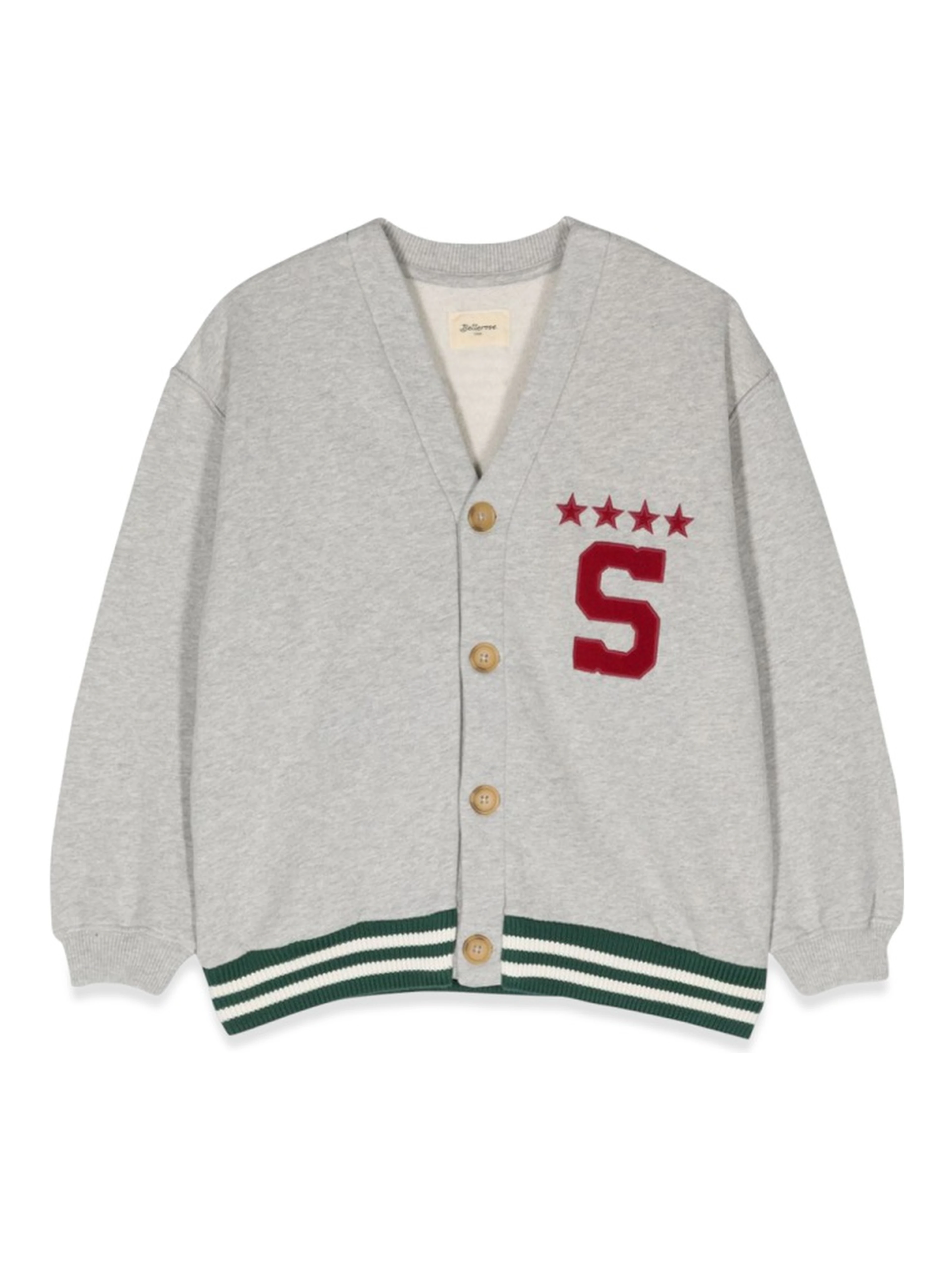 gray cardigan