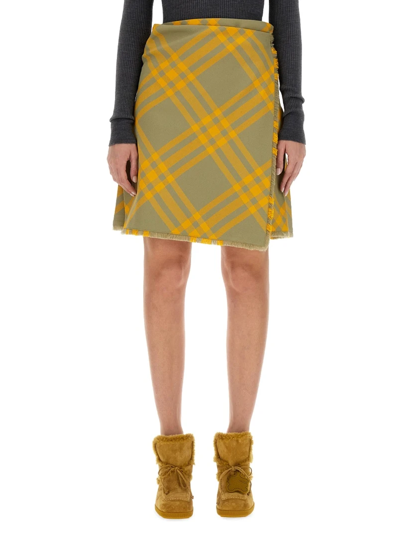WOOL BLEND KILT