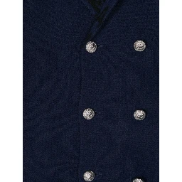 short double-breasted coat