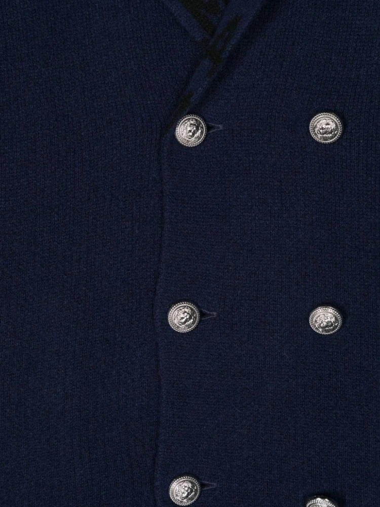 short double-breasted coat