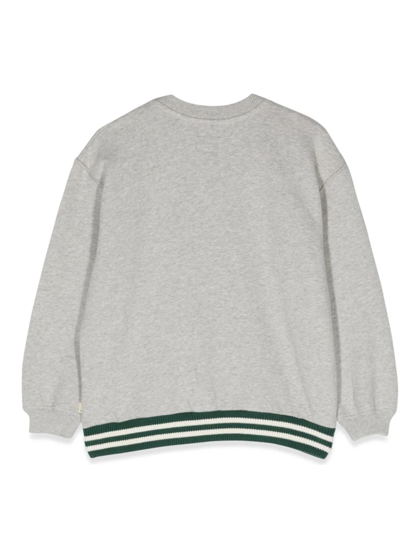 gray cardigan