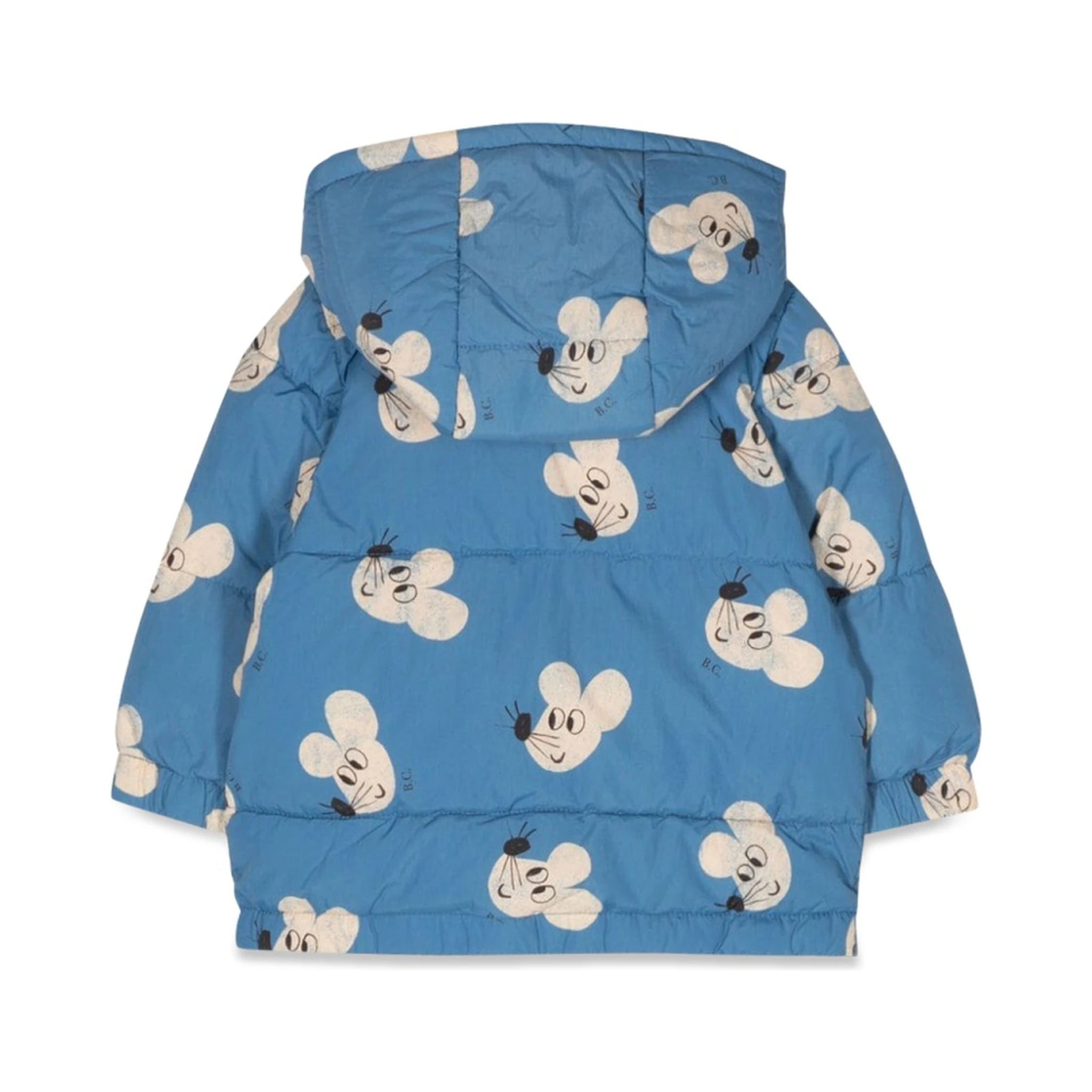 mouse allover hooded anorak