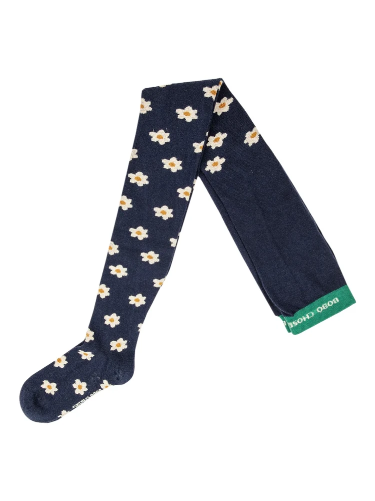 little flower all over tights