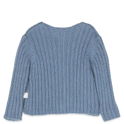 blueberry tricot sweater