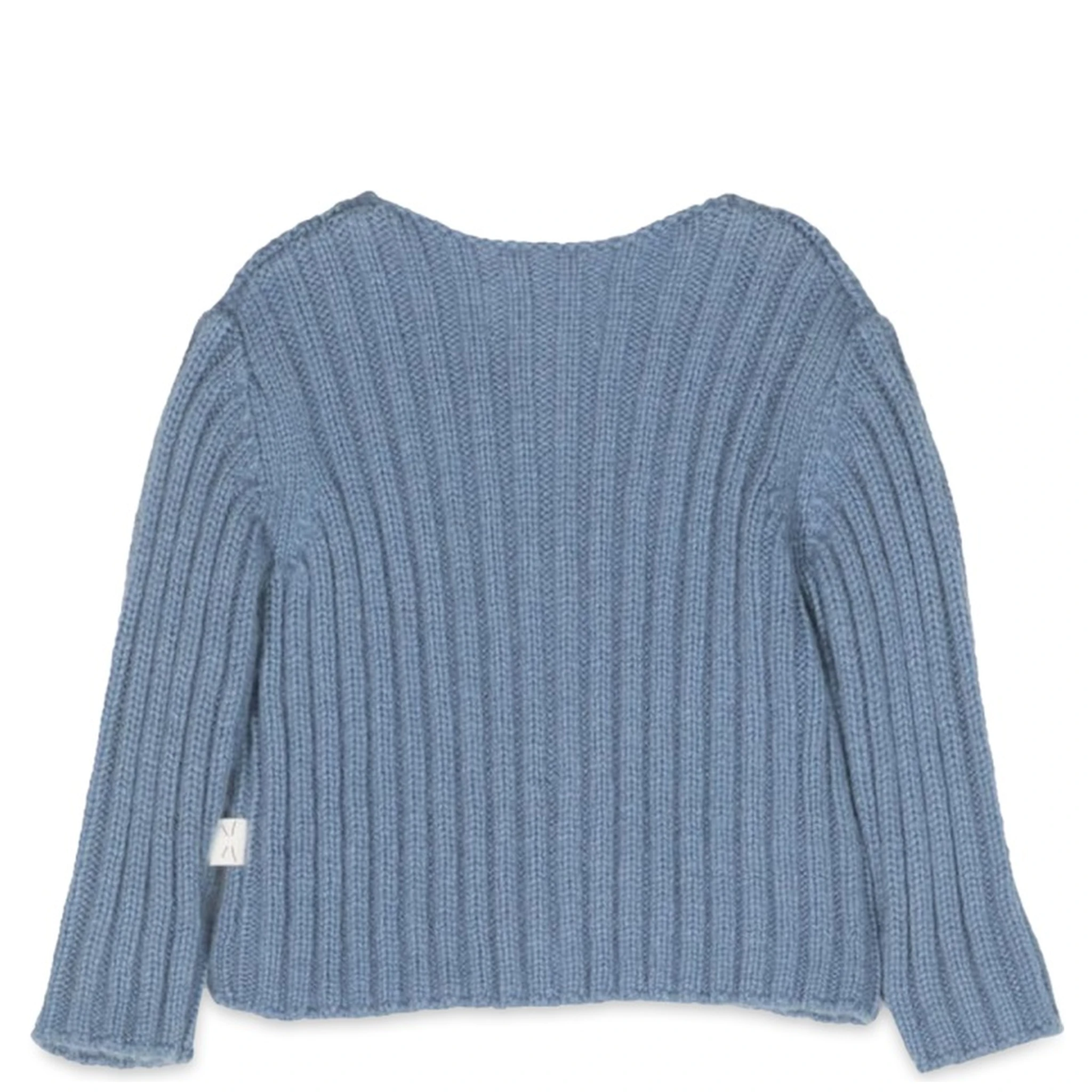 blueberry tricot sweater