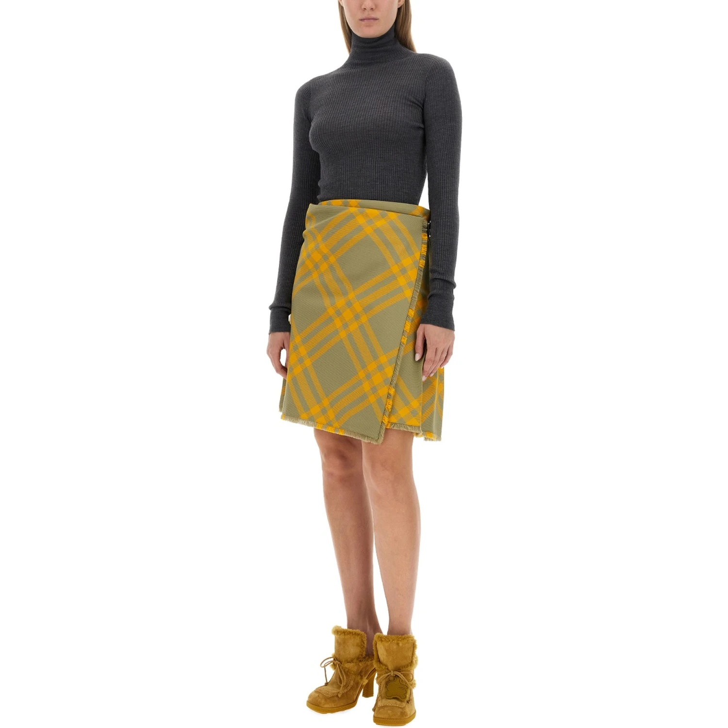 WOOL BLEND KILT