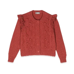 cardigan with ruffles