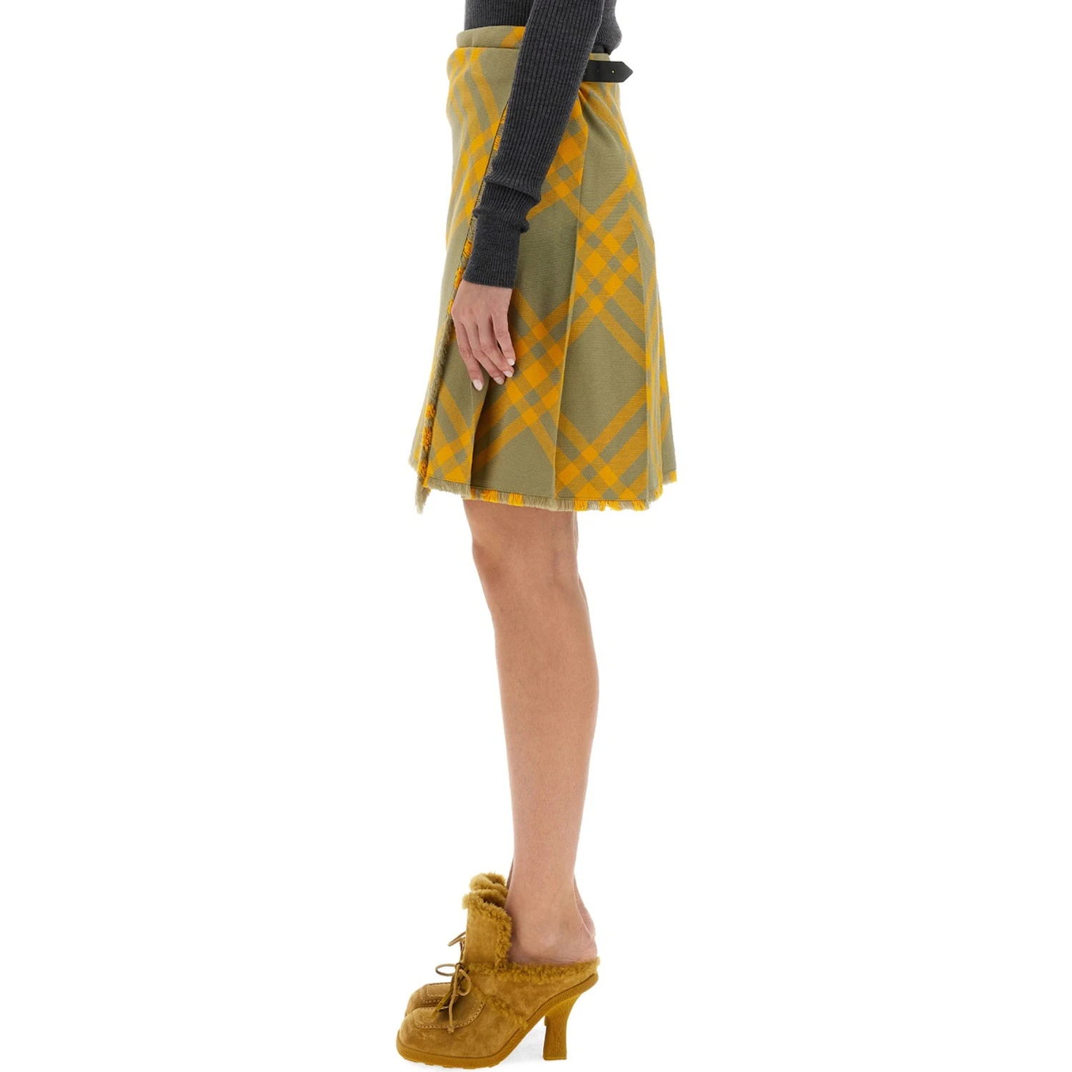 WOOL BLEND KILT