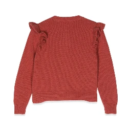 cardigan with ruffles