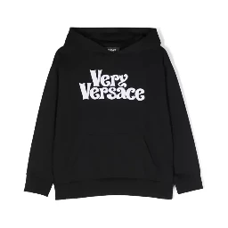 sweatshirt fleece very versace embroidery