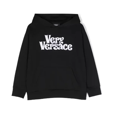 sweatshirt fleece very versace embroidery