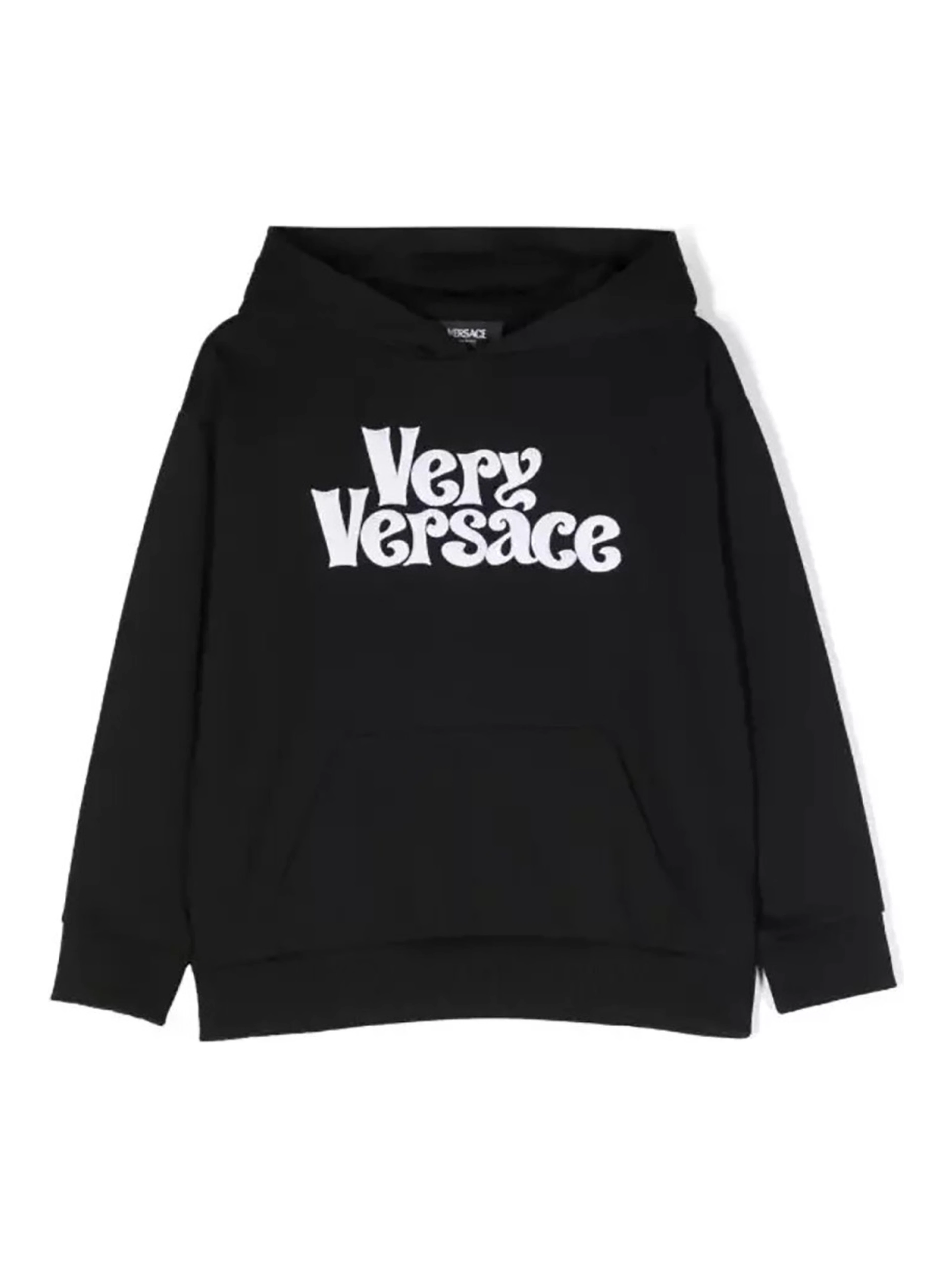 sweatshirt fleece very versace embroidery