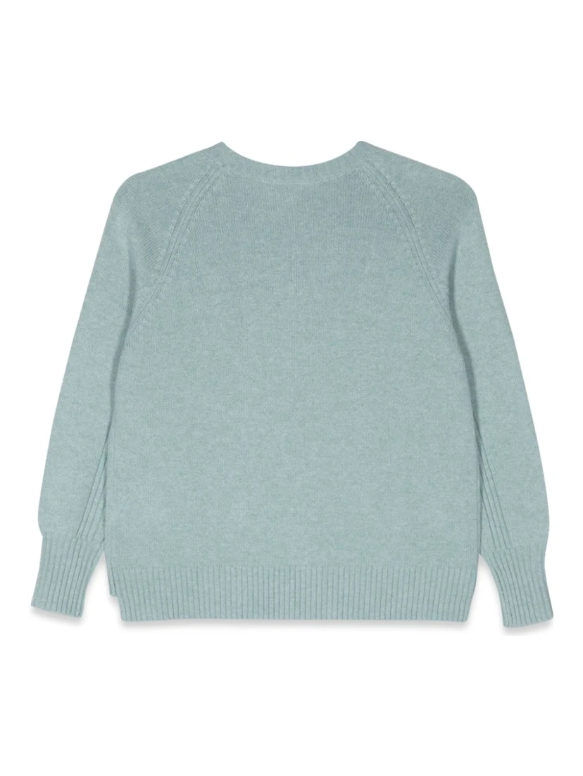 teal sweater