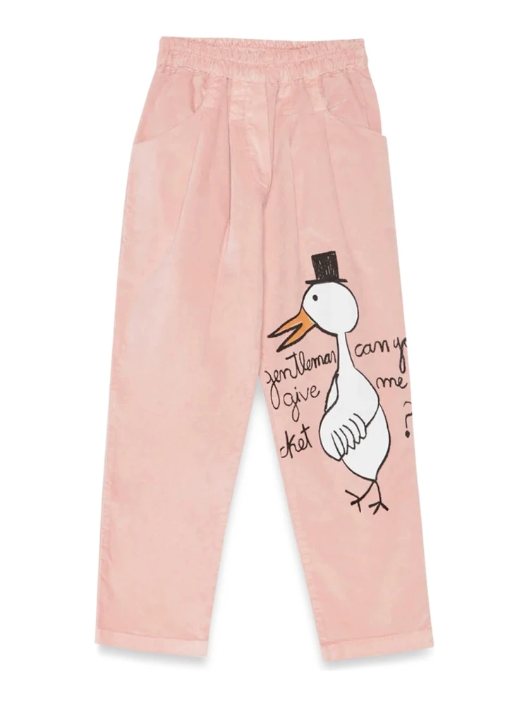 ticket seller velvet pants