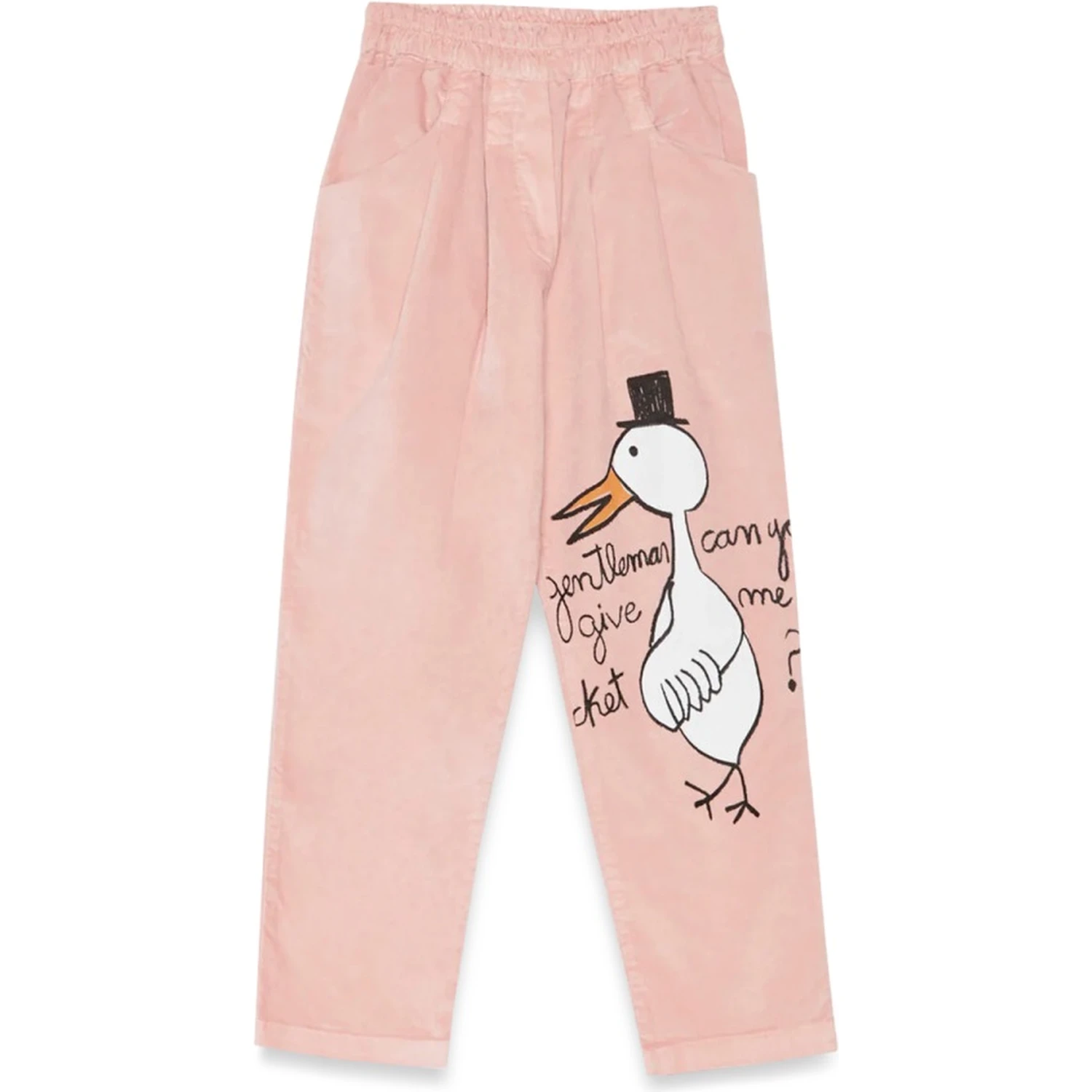 ticket seller velvet pants