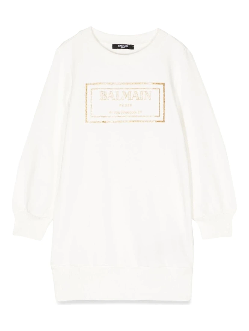 sweatshirt logo dress