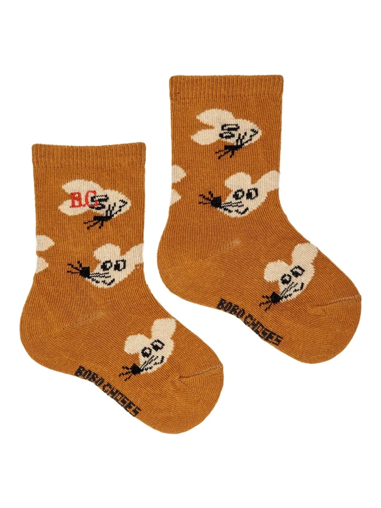 mouse all over long socks