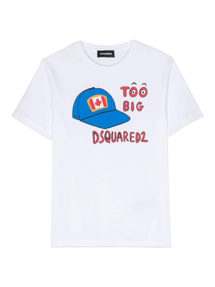 hat print t-shirt