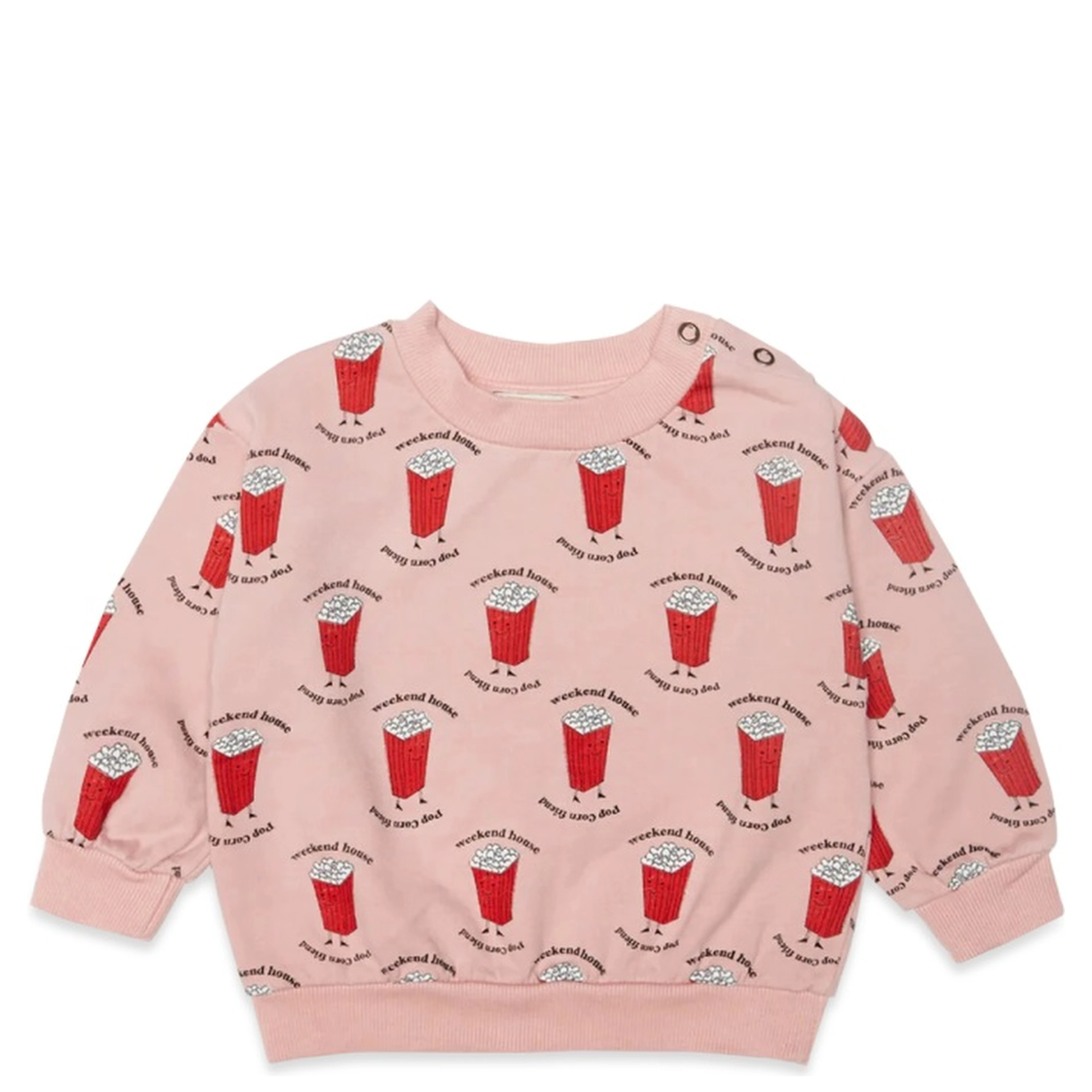 popcorn all over sweatshir